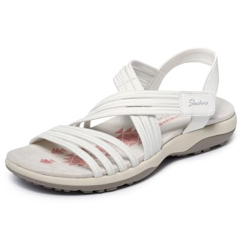 Image of Skechers Women's Reggae Slim - Sunnyside 2.0 | Skechers Memory Foam, Machine Washable, Stretch Fit, Vegan, Adjustable Strap
