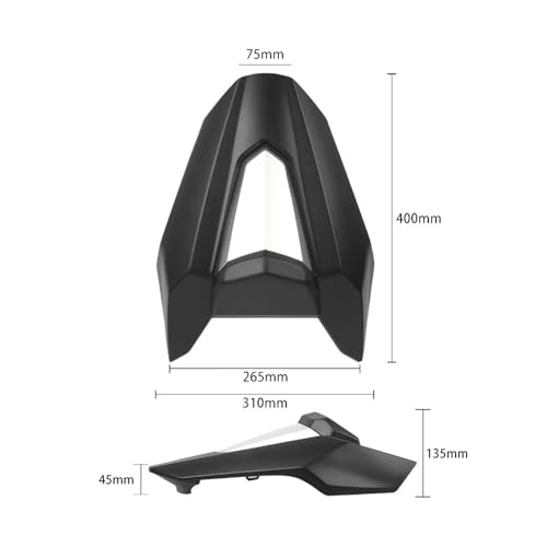Cache selle arrière CB650R CBR650R 2019-2020 capot de siège passager - 7