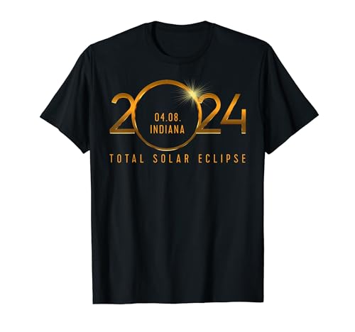 Eclipse solar total de 2024 en Indiana Totalidad Primavera 04.08.24 Camiseta