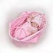 Funny House Handmade 10 Inch 26cm Full Body Silicone Vinyl Realistic Looking Reborn Dolls Lifelike Doll Handmade Cute Newborn Doll Waterproof for Christmas Birthday Present Washing (Girl)