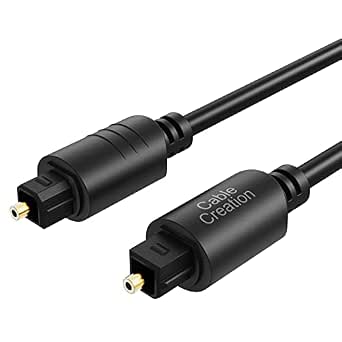 CableCreation 0.9m Optical Audio Cable with gold-plated connectors