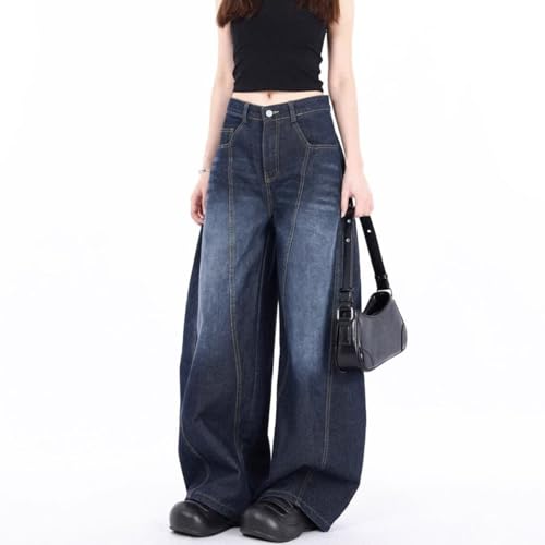 Mens Baggy Jeans Y2k Wide Leg Barrel Jeans for Women Stretchy Hip Hop Loose Denim Pants Grunge Clothes Streetwear2