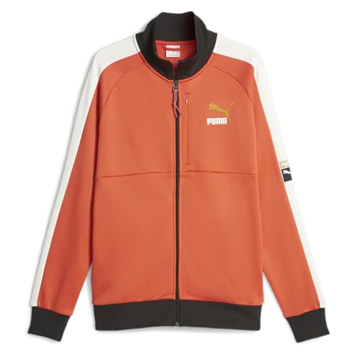 PUMA Mens T7 Forward History Athletic Outerwear Casual - Orange