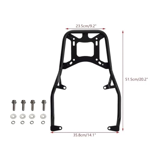 Boîtes rangement queue et support bagage arrière moto RA1250