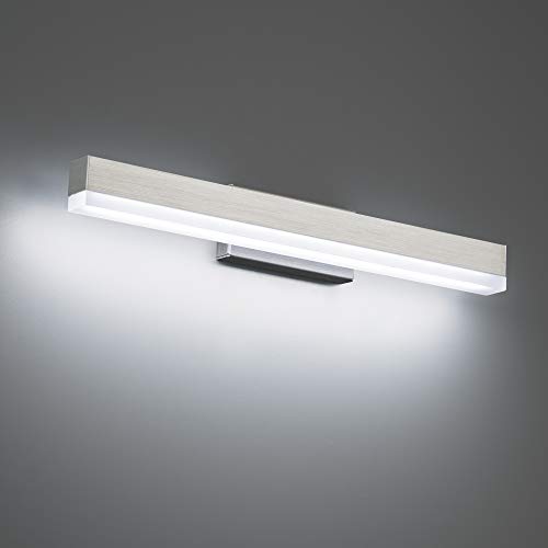 Image of WAC Lighting dweLED, Styx 19in LED Bathroom Vanity or Wall Light 3-CCT 2700K-3000K-3500K Set to 3000K in Brushed Aluminum