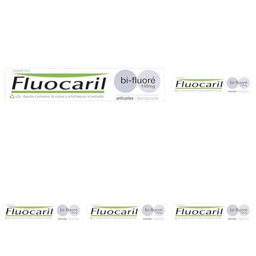 Fluocaril Blanqueador - 1 x 75ml (Paquete de 5)