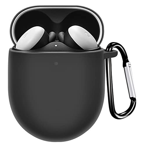 Miimall Pixel Buds A-Series�K�p �P�[�X �V���R�� �s�N�Z�� Buds A �J�o�[ �ϏՌ� �h�� �y�� �n�[�h�P�[�X �����h�~ �J���r�i�t�� �����[�d�\ �O�[�O�� Pixel Buds A �ی�J�o�[ (�u���b�N)