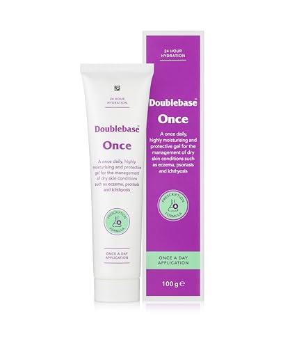 Doublebase Once Emollient Gel. Once-daily highly moisturising protective gel for eczema psoriasis and ichthyosis. 100g