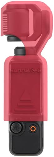 Miniatura 2 de para DJI Osmo Pocket 3 Funda protectora de silicona Anti-polvo Anti-caída Funda protectora Accesorio de protección (rojo)