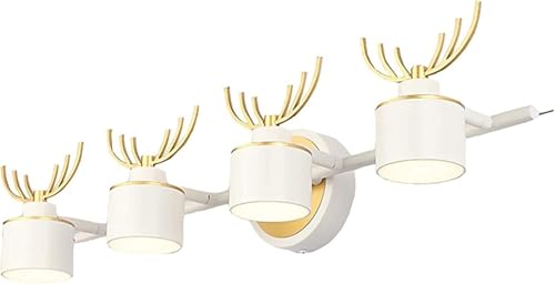 Lámpara de espejo LED for espejo frontal, lámpara de pared moderna compatible con mueble de baño, mesa de baño, tocador, decoración de baño, lámpara de pared, lámparas de techo