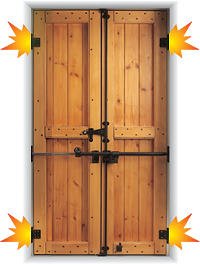 ROSTRO ANTISCASSO RINFORZO CERNIERE PER BLINDATURA PORTE - Foto 11