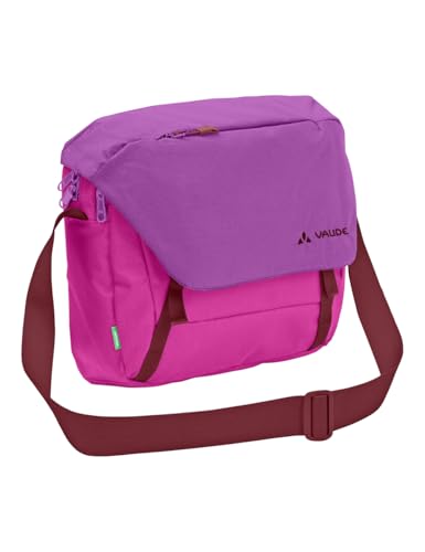 VAUDE Umhängetasche ROM S III - hochwertige Messenger Bag Herren & Damen aus recyceltem PET wasserabweisende Schultertasche mit Notebook-Fach - pink orchid Mittelgroße