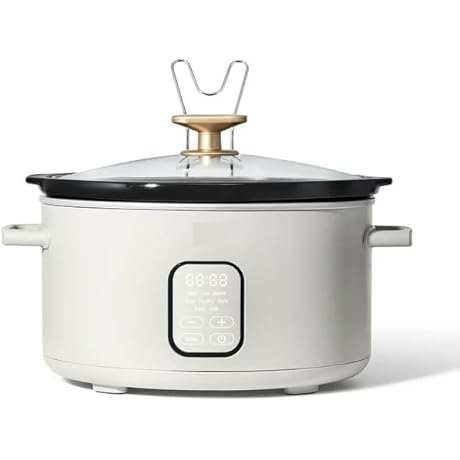 Drew Barrymore White Icing 6-Quart Programmable Slow Cooker