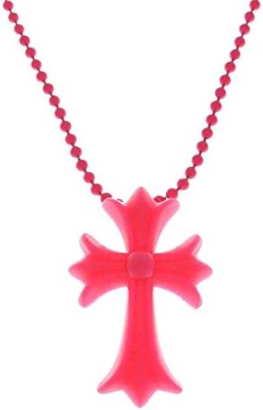 Amazon Co Jp クロムハーツ Chrome Hearts Fno限定スモールchクロス ネックレス ピンク 中古 ジュエリー