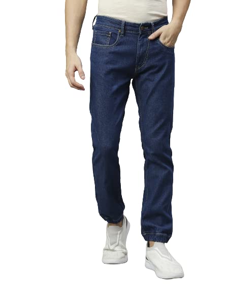 Image of High Star Men Blue Jeans Jogger Stretchable Jeans