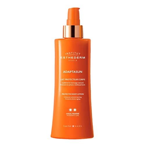 Institut Esthederm Adaptasun Body Lotion Sun Cream, Moderate Sun Protection for Body 200ml, White, 200 ml (Pack of 1)