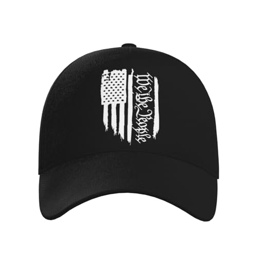 American Flag We The People Constitution Baseball Hats for Men and Women - Classic Adjustable Hats2
