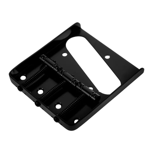 HAMPPLIES エレキギター用メタルブリッジテール 耐久性滑らか仕上げ 弦対応 軽量コンパクト ギター音質向上パーツ