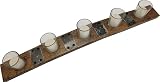 Whiskey Barrel Stave Candle Holder