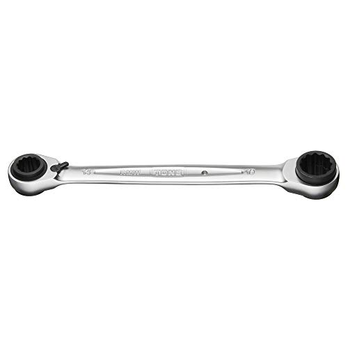 TONE Ratchet Ring 4X Size Combination Spanner (RMW-1419, Wrench)