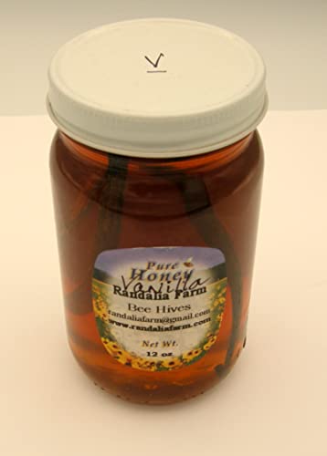 Miel cruda con vainilla en frasco 12oz miniatura 1