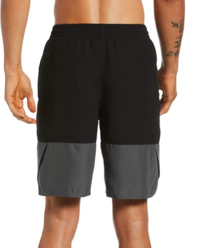 Nike Swim Men's Split Breaker Volley Swim Trunk Black Small/Black - image 3