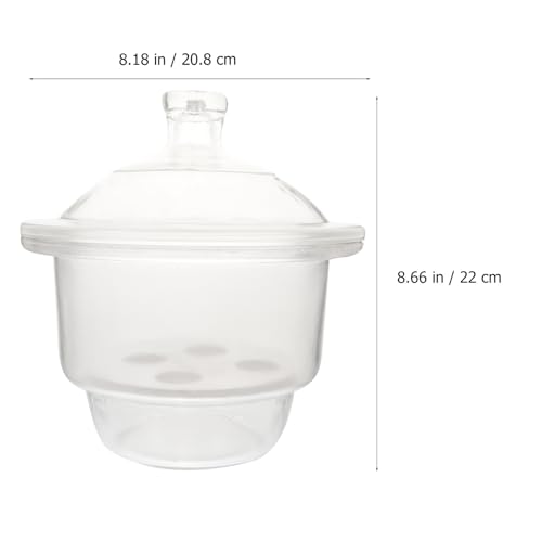 Botella desecadora de laboratorio de 150mm para pruebas científicas 7