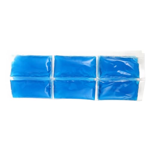 Healeved Bolsa de Hielo Reutilizable de Gel PE para Nevera y Congelador, Rápida Congelación, Adecuado para Alimentos y Emergencias, Color Azul