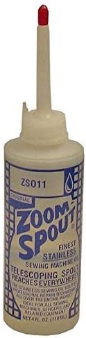 Consew Zoom-Spout ZS011 - Finest Stainless "lilly white oil" Sewing Machine Oil