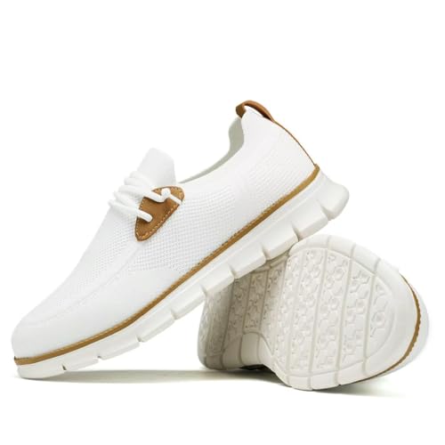 Baskets décontractées pour homme en maille blanche 41 - 7