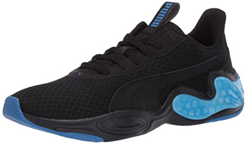 PUMA mens Cell Magma Clean Sneaker, Puma Black-palace Blue, 10.5 US