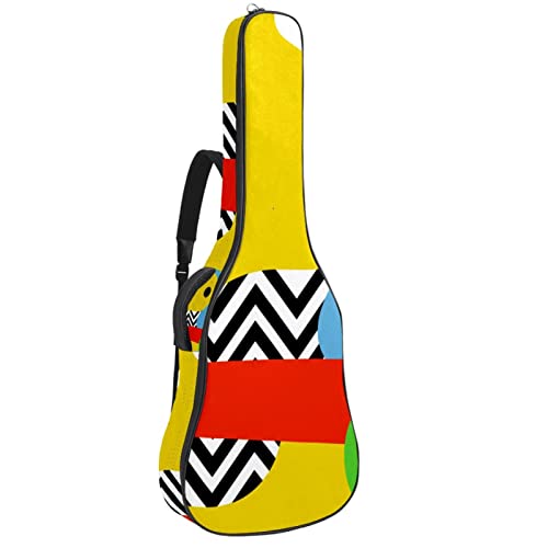 Housse de transport étanche pour guitare avec bandoulière réglable Motif abstrait coloré, Multicolore 01., 42.9×16.9×4.7… - Les Beatles, Paul McCartney, John Lennon, RIngo Starr, George Harrison Housse de transport étanche pour guitare avec bandoulière réglable Motif abstrait coloré, Multicolore 01., 42.9x16.9x4.7…