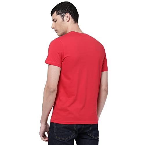 Image of Wrangler Men's Solid Regular Fit Tshirts