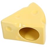 Cachette pour hamster : cette adorable maison pour hamster en forme de fromage est un cadeau idéal pour les propriétaires de petits animaux de compagnie. ils l'adoreront ! lit-grotte pour hamster