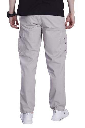 Image of DIVISIVE Men's Loose Fit Linen Blend Cotton Cargo Pants