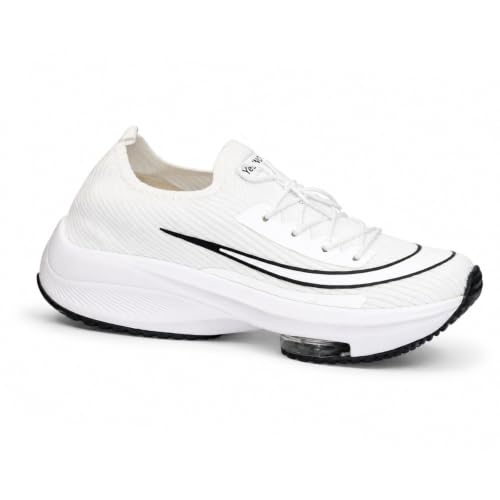 Yes’NO Store Yes’No Men's White Sports Shoes - Image 2
