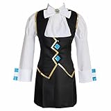 XLSJIAMAN Anime Cos Franziska von Karma Mei Karuma Cosplay Costume Uniform (Female-Size, Medium)