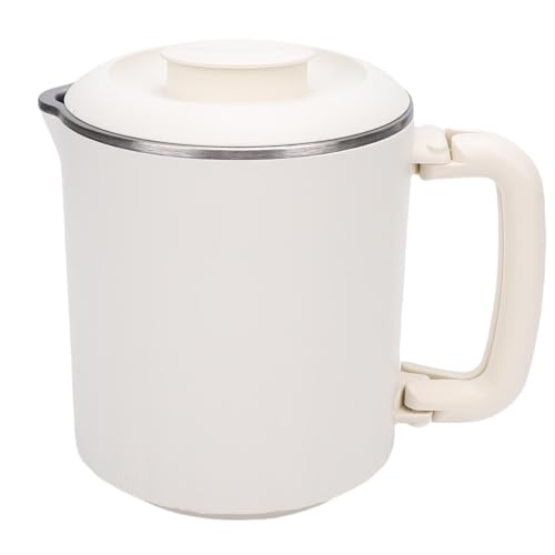 Hervidor eléctrico portátil JTLB 600ml blanco acero inoxidable miniatura 5