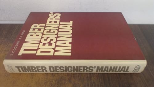 Timber designers' manual 0258970286 Book Cover