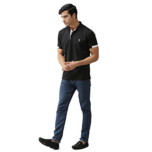 Image of EPPE Polo Collar T-Shirt for Men | Polyester Half Sleeve Stylish Casual Wear | Regular & Dry Fit | Summer Tee.