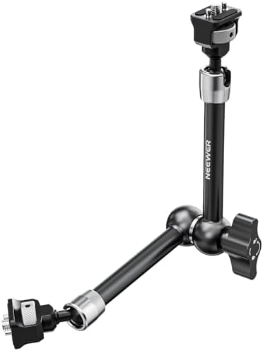 SMALLRIG 11" Rosette Magic Arm With Quick Release – 3kg Load, Anti-Twist Pins, For Monitors, Lights, Cameras