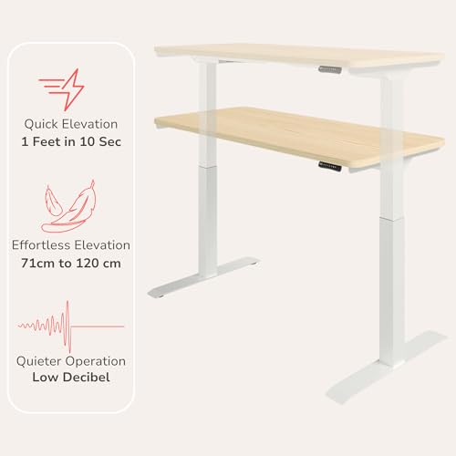 Image of Interio by Godrej Stance Dual Motor Height Adjustable Work Desk