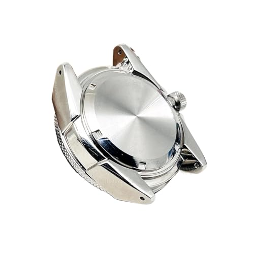 Hyuwdai 44mmケース nh35 腕時計ケース NH34 NH35 NH36 7S26 自動巻きムーブメントサファイアクリスタル腕時計ケース1個, One Size, アゲート