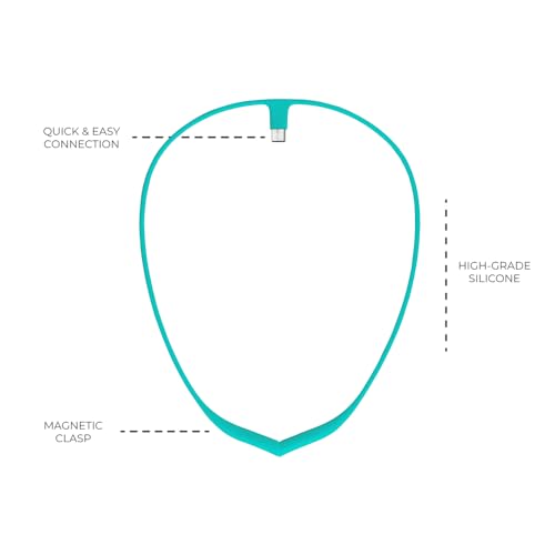 UpRight 磁気ネックレス GO-SとGO-2 姿勢トレーナーを背中に固定(ターコイズブルー)