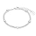 s.Oliver Armband Edelstahl Damen Armschmuck, 16+4 cm, Silber, Kommt in Schmuck Geschenk Box, 2022713