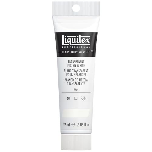 Image of Liquitex Professional Heavy Body Acrylic Paint 2-oz tube, Transparent Mixing White