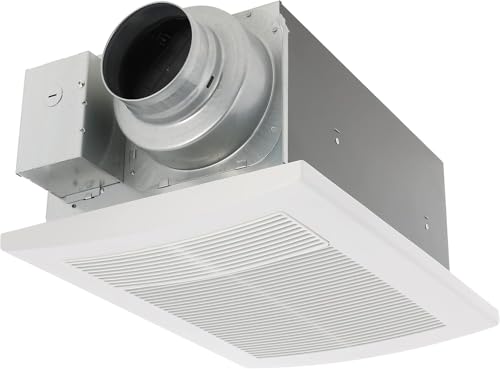 Panasonic WhisperWarm Ceiling Mount Bathroom Exhaust Fan with Heater, 50-80-110 CFM, FV-0511VH1