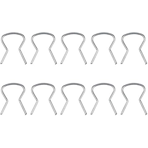 FASTROHY 10pcs Door Window Handle Retaining Clips Window Metal Clip Crank Retainer Roll Up Cover