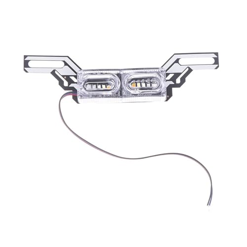 Feu stop arrière de moto haute luminosité avec système d'avertissement coloré pour tuning
