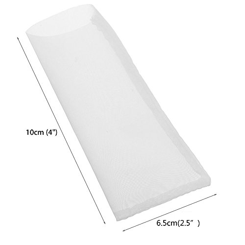 AIYoo 25 Micron Rosin Bags,Reusable Nylon Press Bag for Heat Pressing Rosin Mesh Tech Oil Extraction Filtration Bag,2.5"x 4" 10 Pack